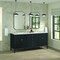 James Martin Vanities 72'' Double Vanity, Carbon Oak w/ 3 CM Arctic Fall Solid Surface Top 485-V72-CBO-3AF - alternate 3